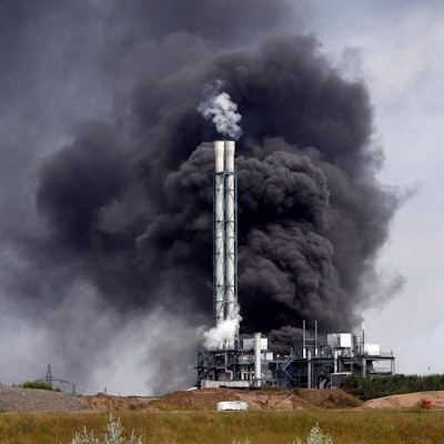 Exploision in Leverkusen