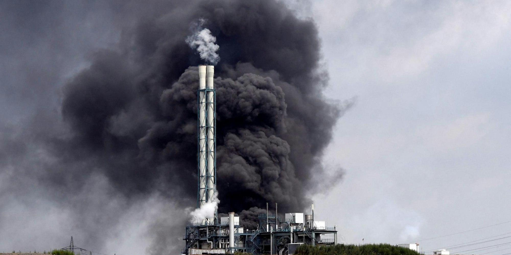 Exploision in Leverkusen