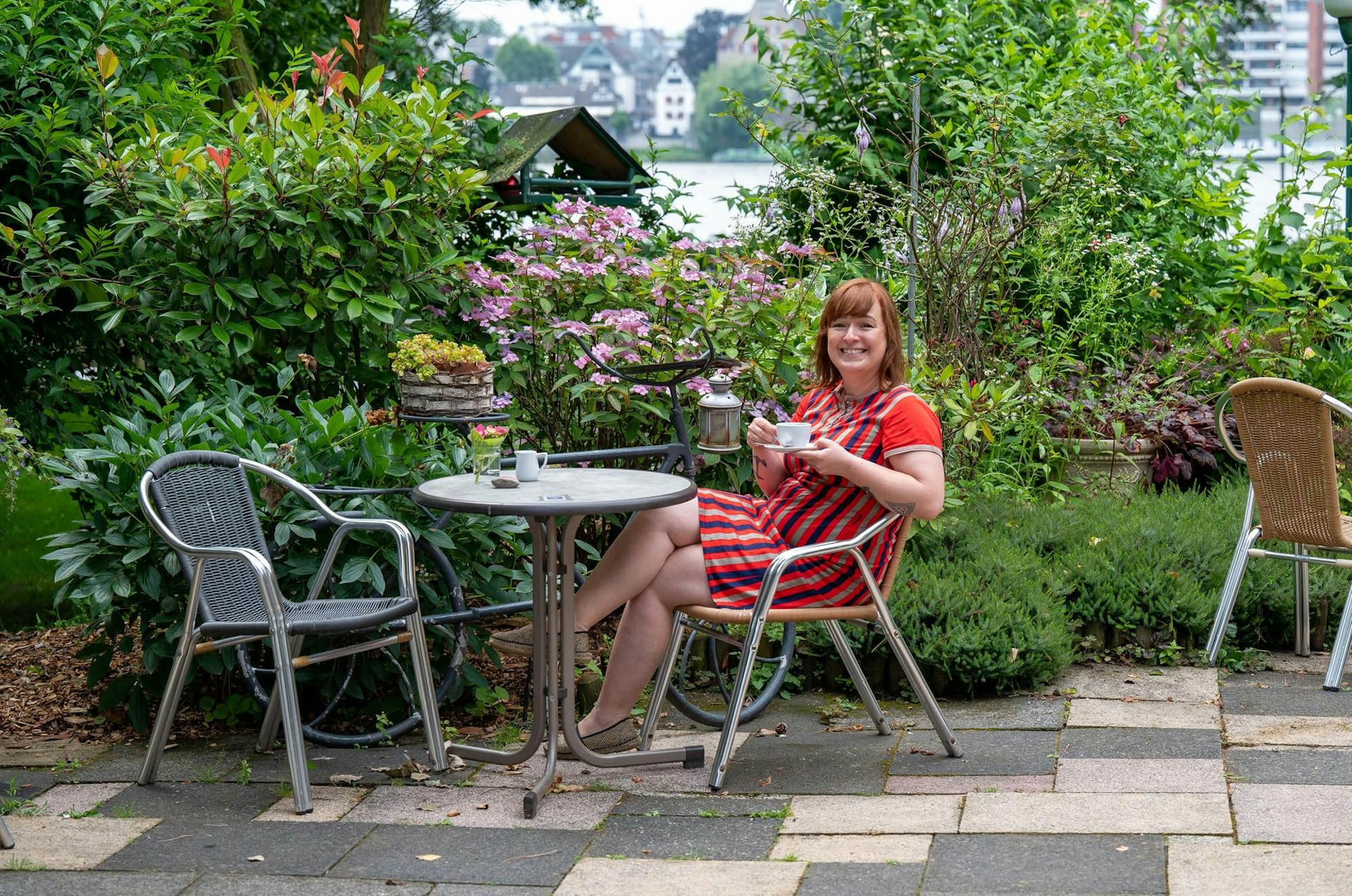 Floß Wiesenhaus F im Cafe Weiser