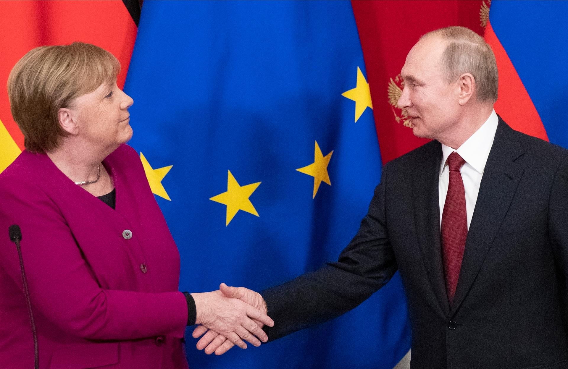 Merkel und Putin