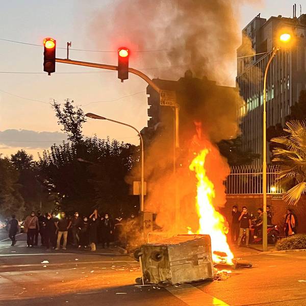 Proteste Iran Feuer