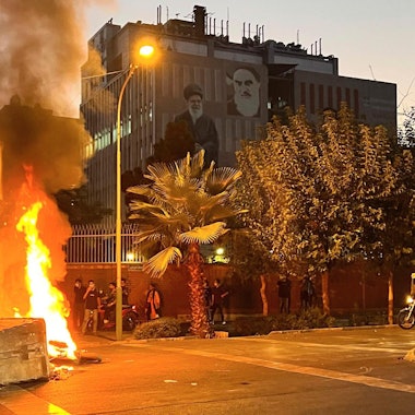 Proteste Iran Feuer