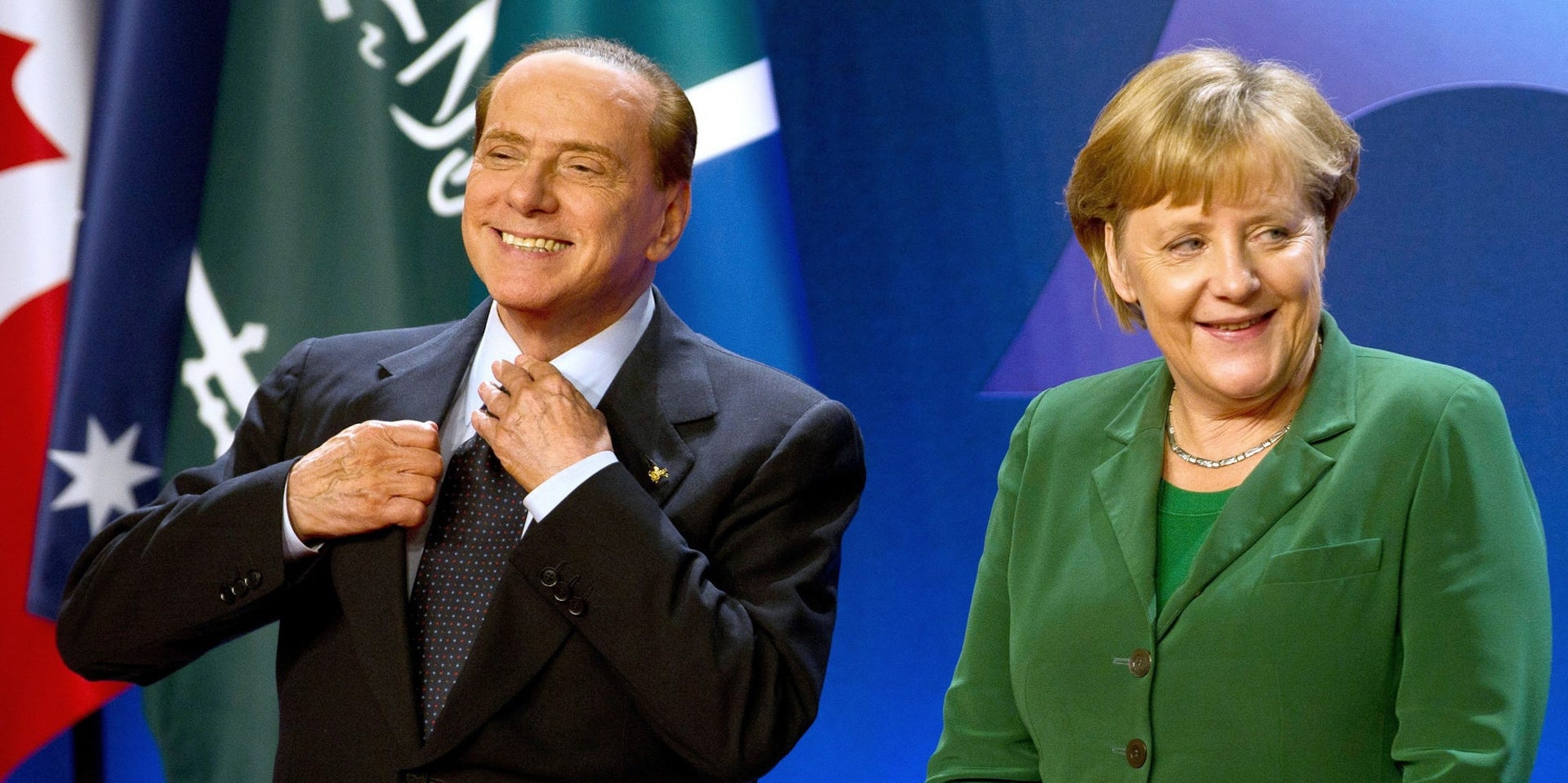 Merkel Berlusconi
