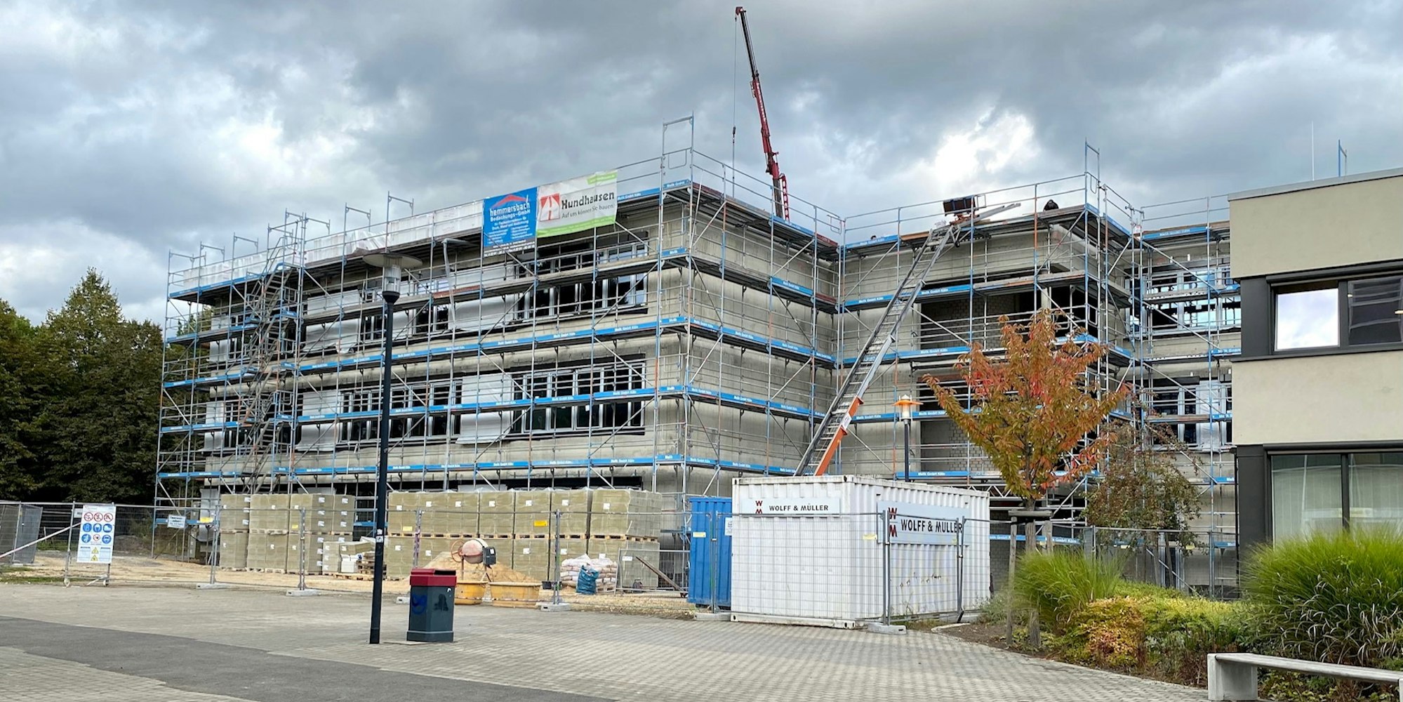 Baustelle Ernst-Mach-Gymnasium 1021