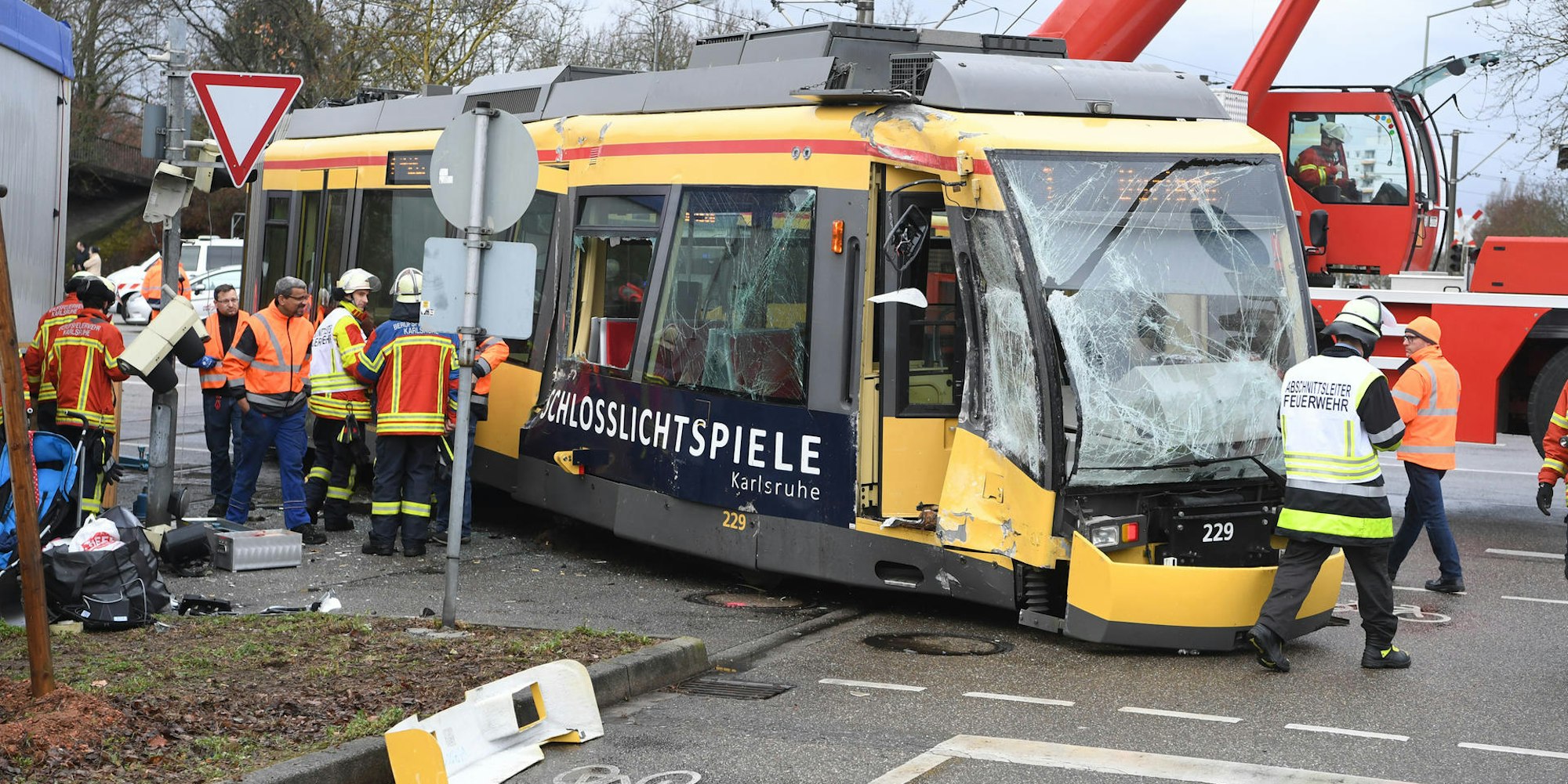 Karlsruhe Stadtbahn Unfall