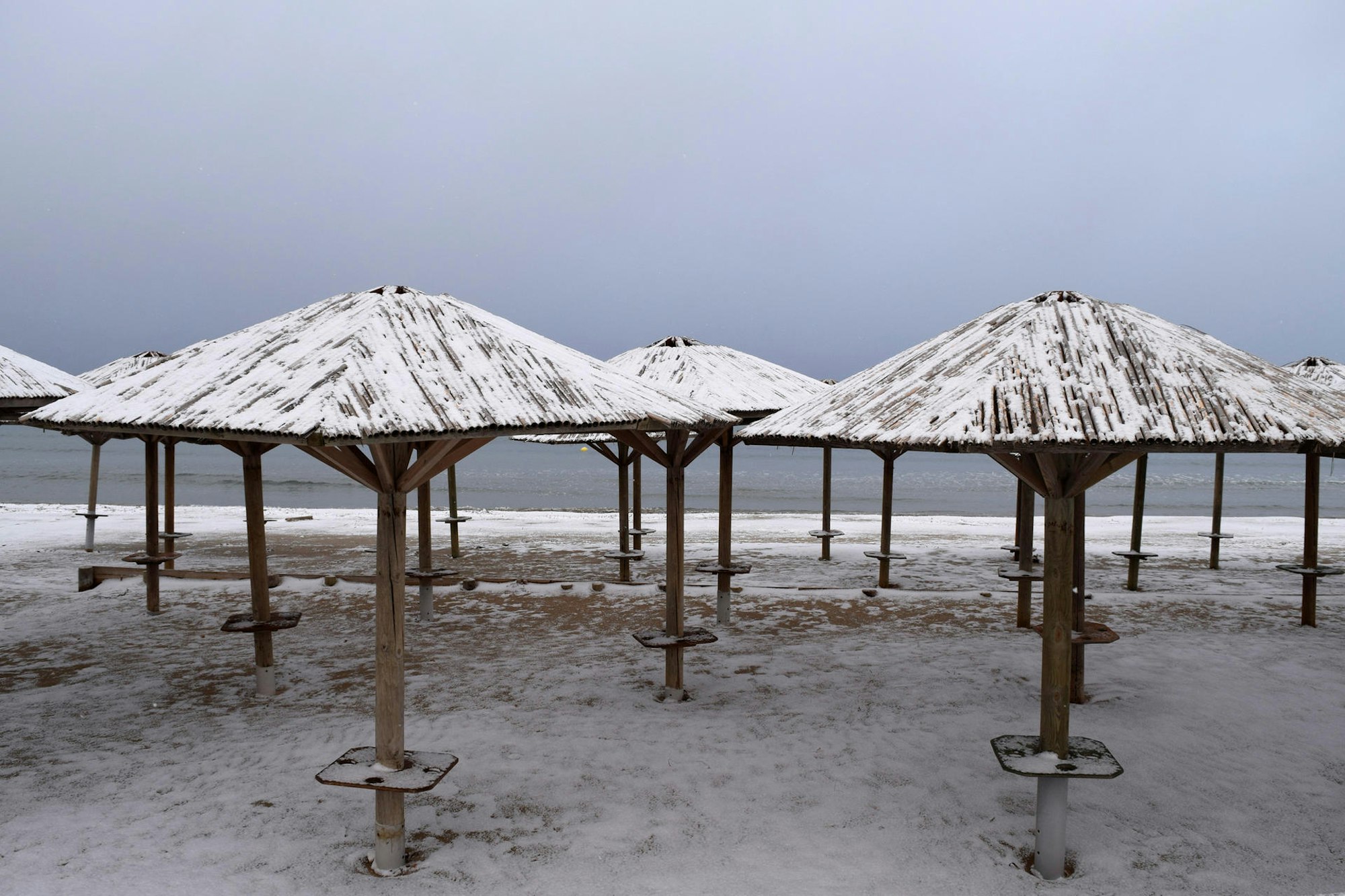 Schnee Strand