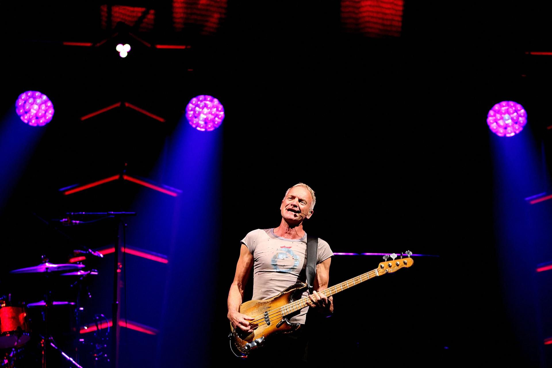 Sting auf der Bühne