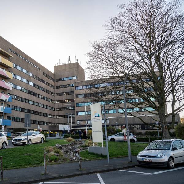 Das Krankenhaus Porz am Rhein.