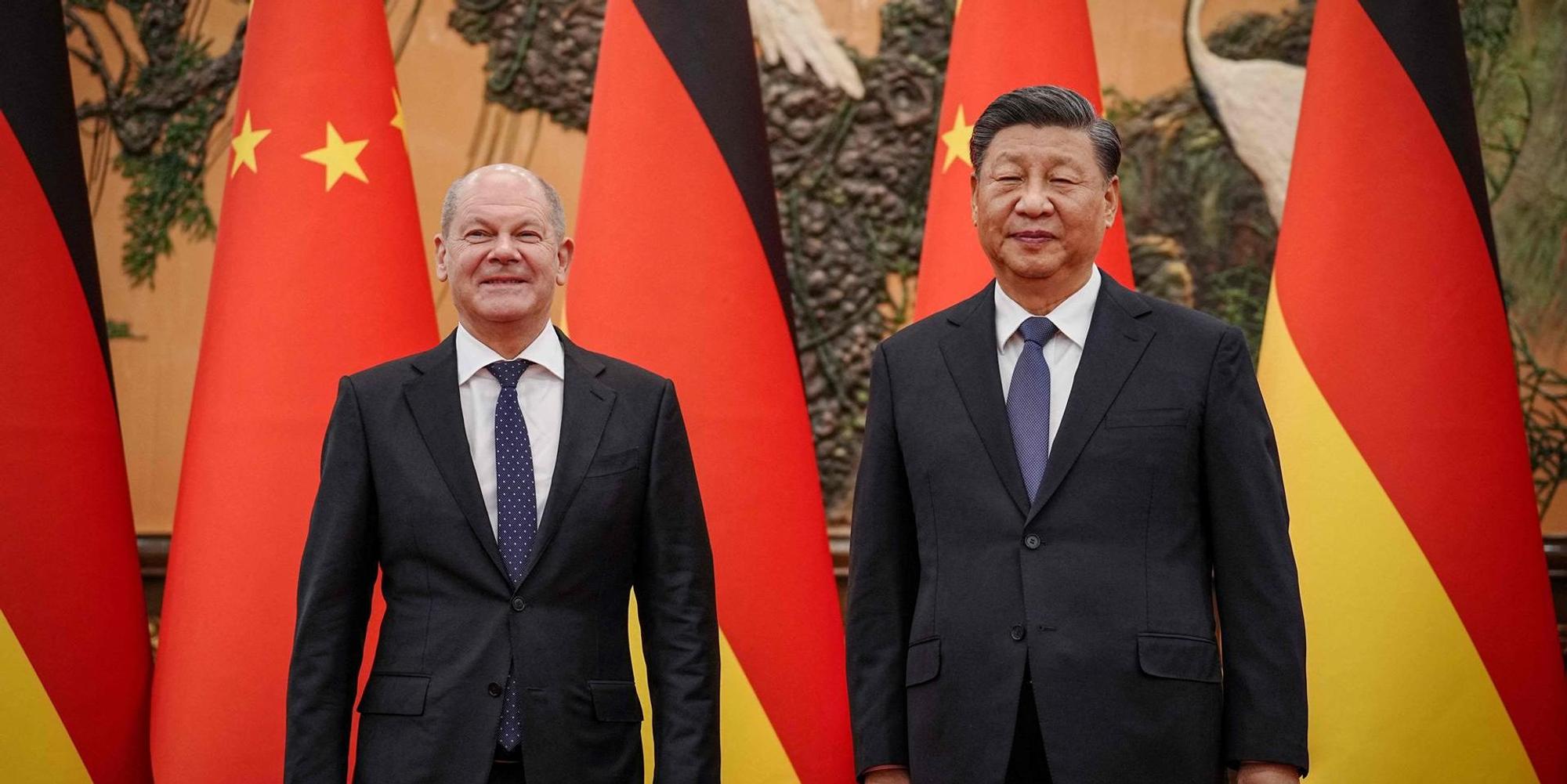 Olaf Scholz Xi Jinping