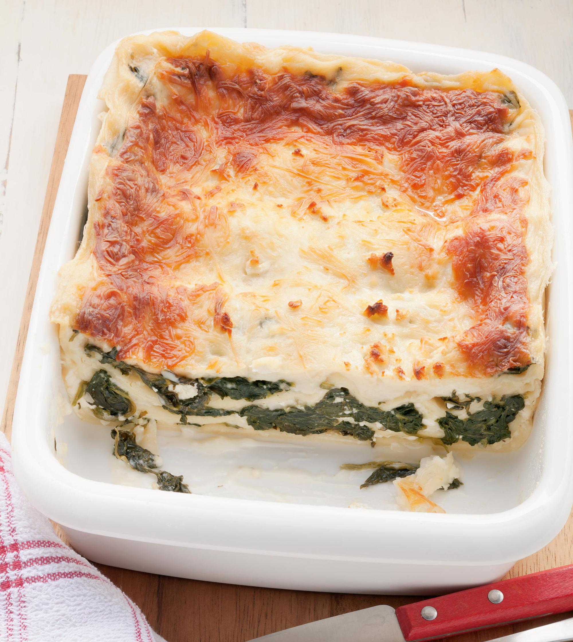 Spinatlasagne
