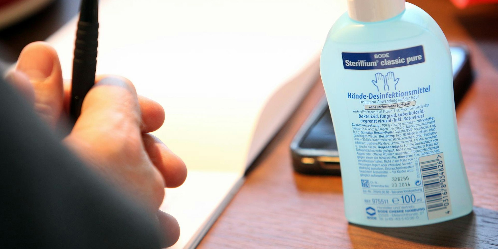 Desinfektionsmittel Hände