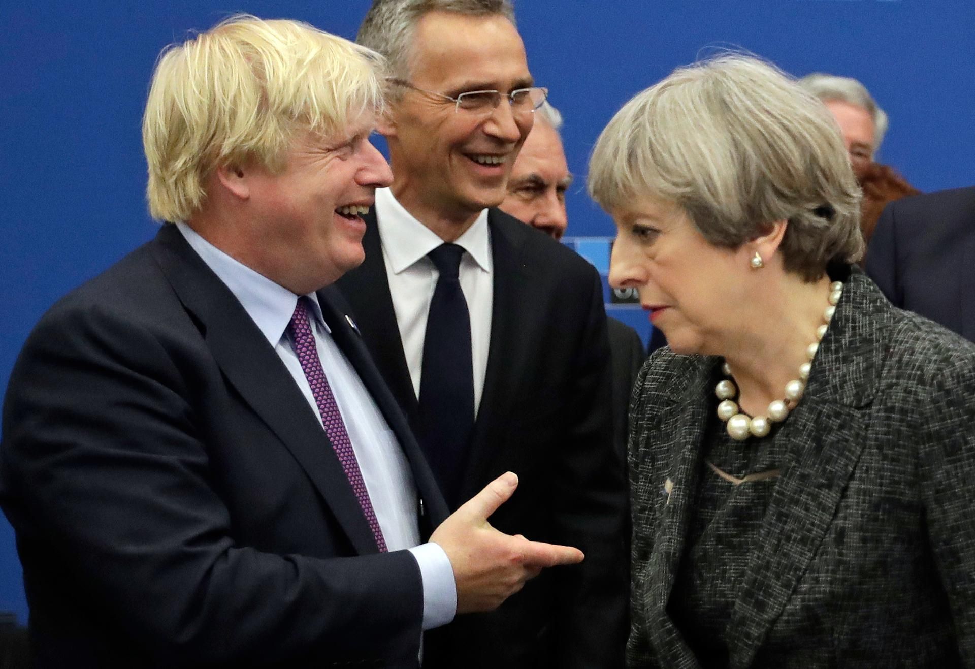 Boris Johnson und Theresa May