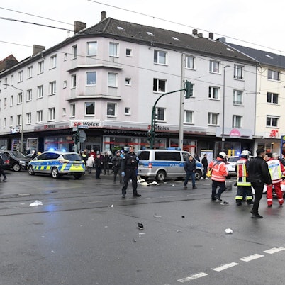 Essen Haltestelle Unfall