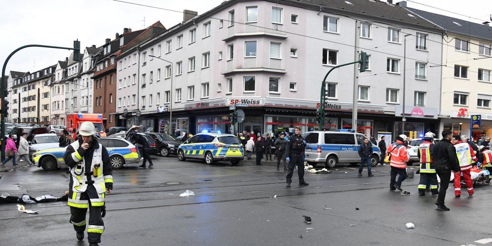Essen Haltestelle Unfall