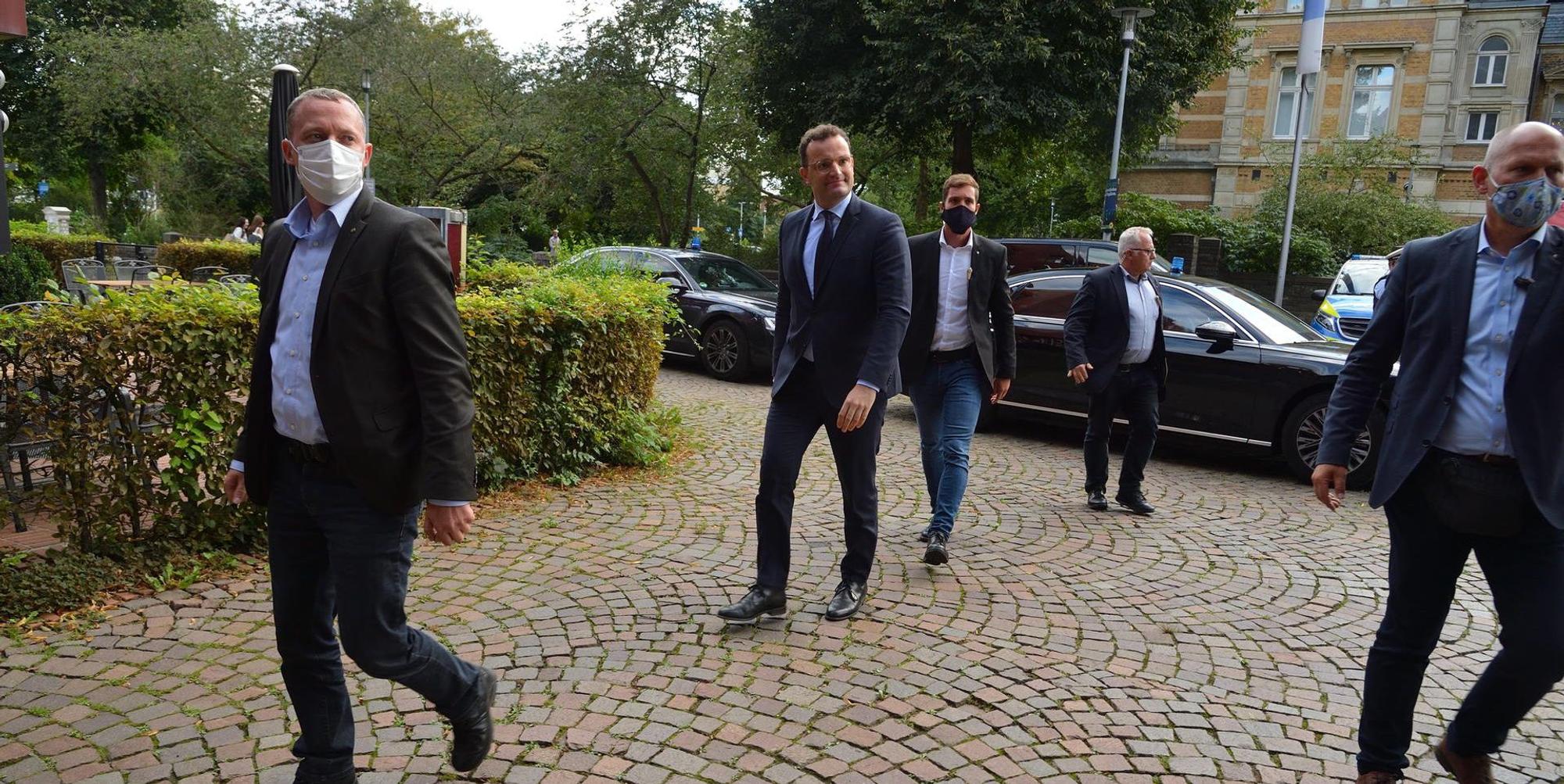 Spahn Ankunft