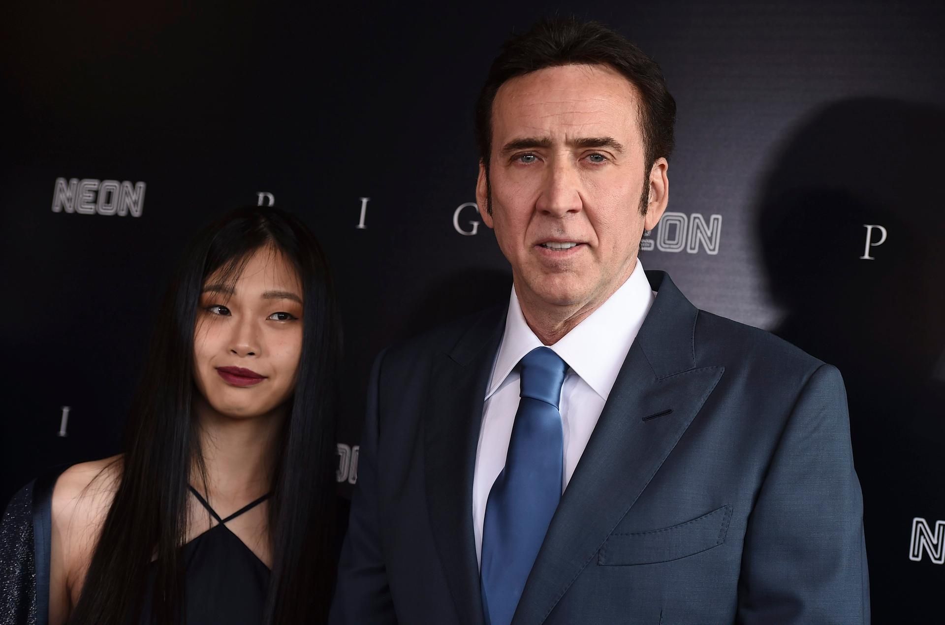 Nic Cage mit Ehefrau