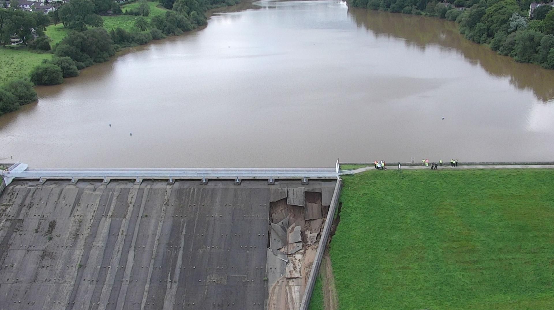 Dammbruch Toddbrook Reservoirs