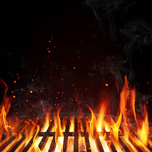 Grillen Grillkorb Feuer