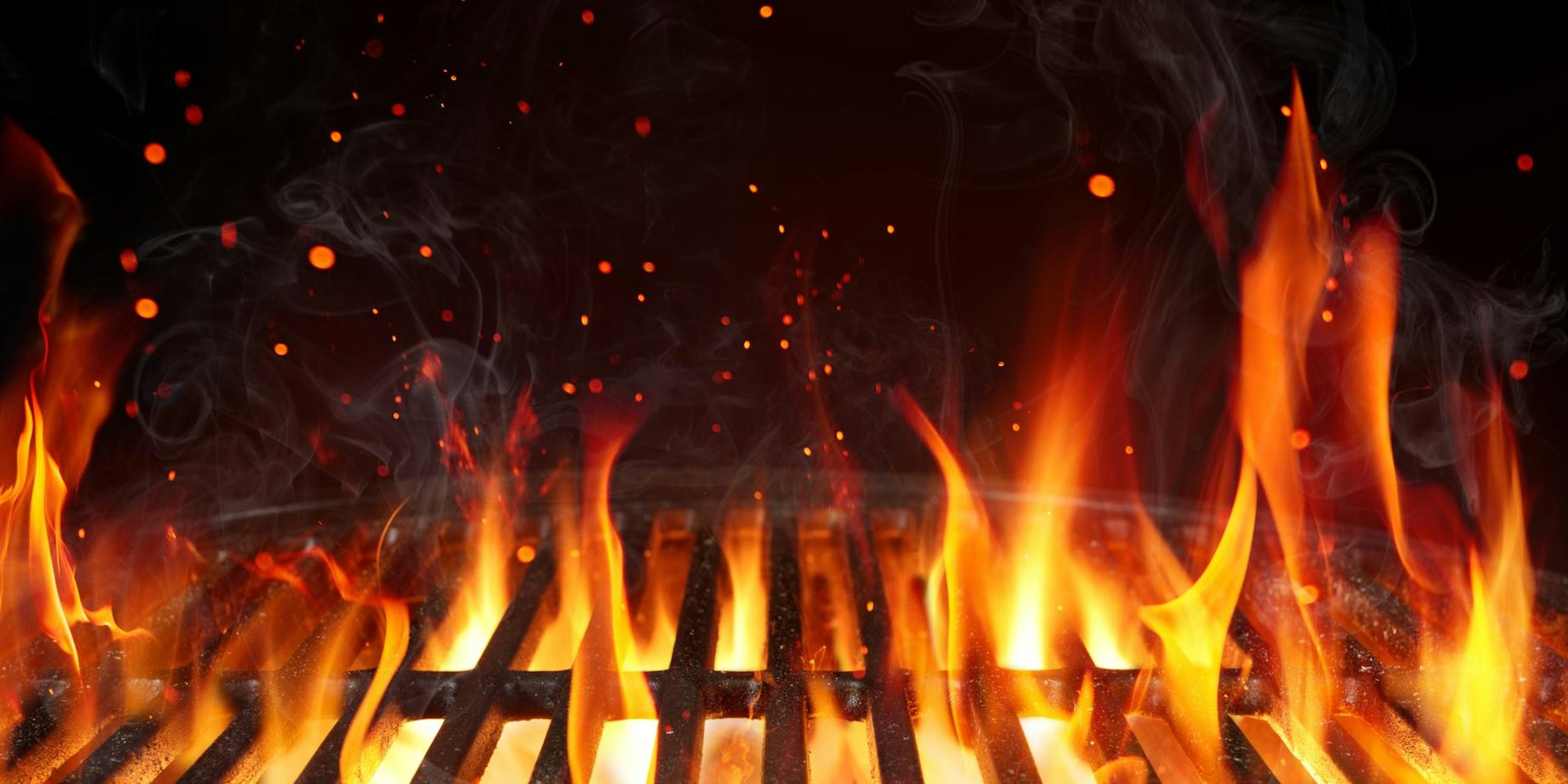 Grillen Grillkorb Feuer