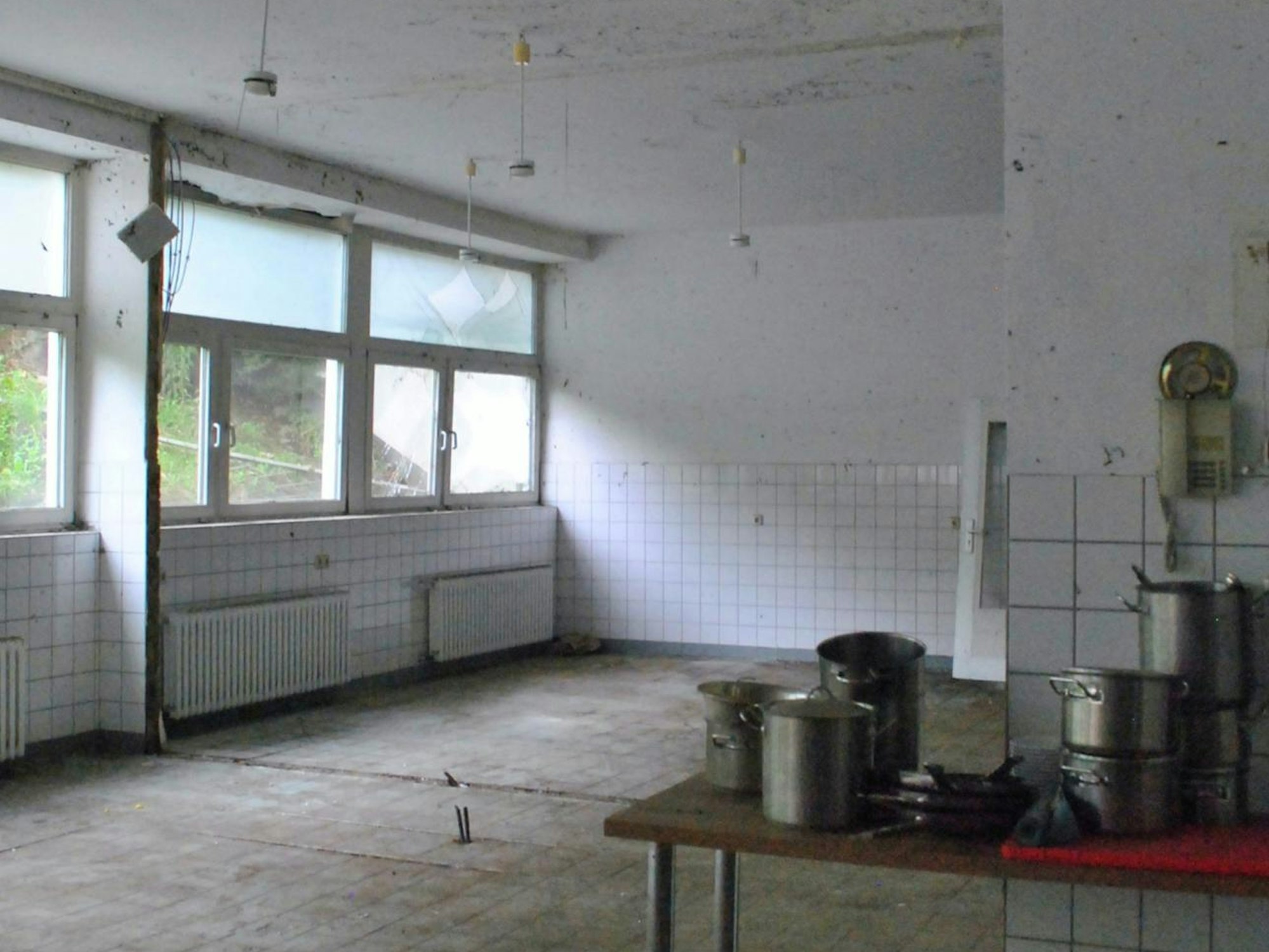 Flutschäden an der Schule Lindweiler Hof.