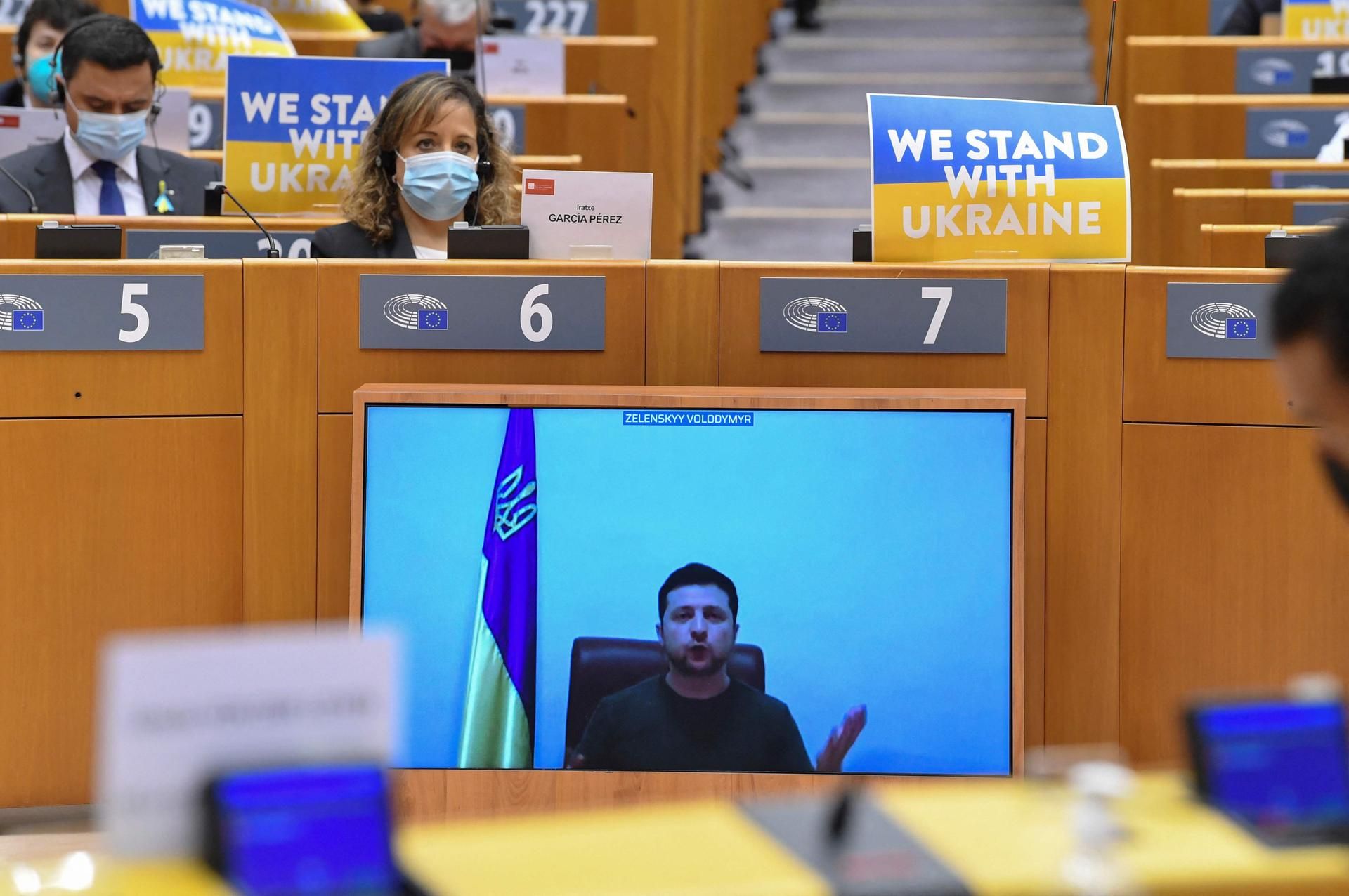 Selenskyj EU-Parlament 010322