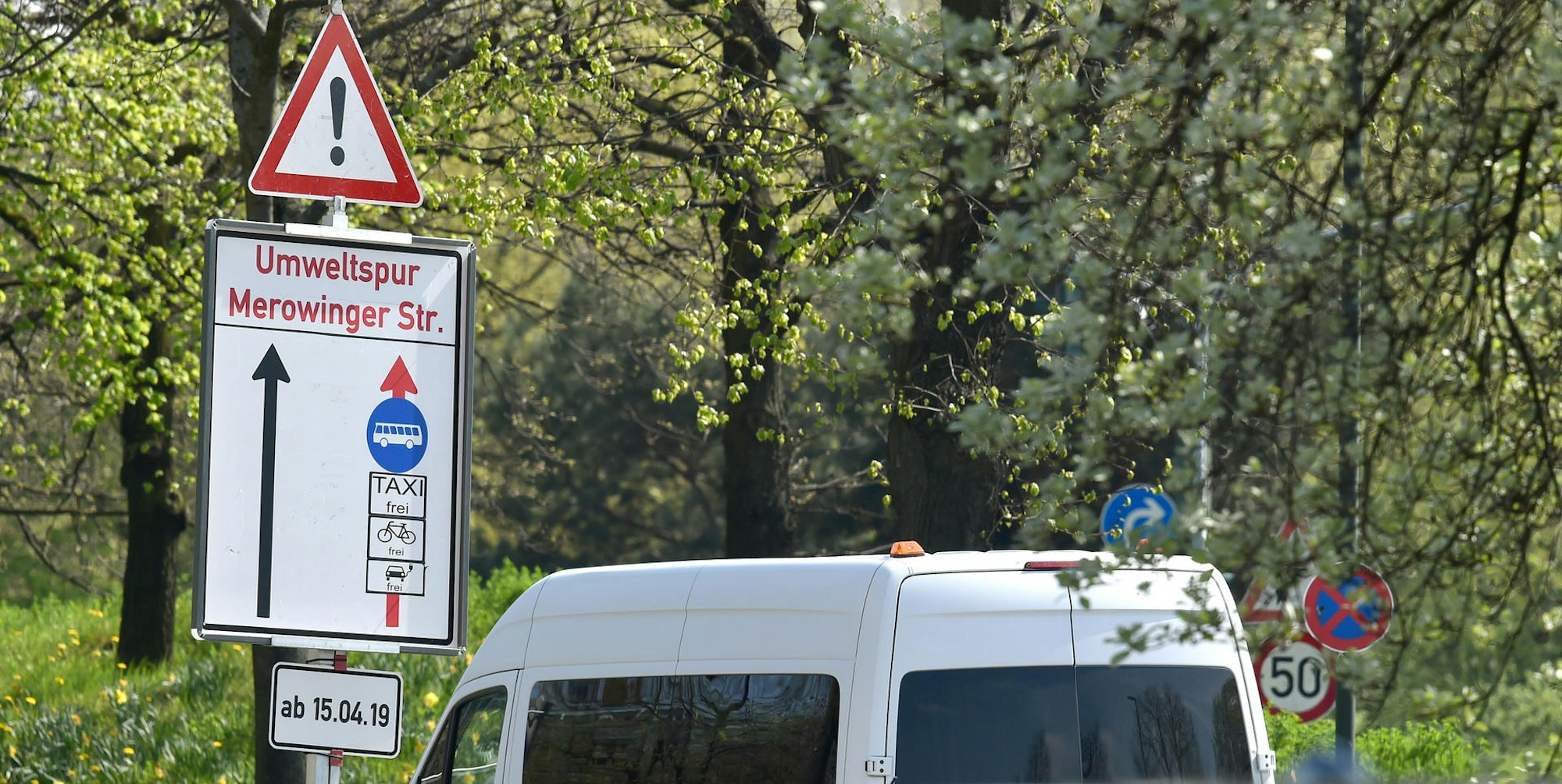 Die Umweltspur gilt ab diesem Montag