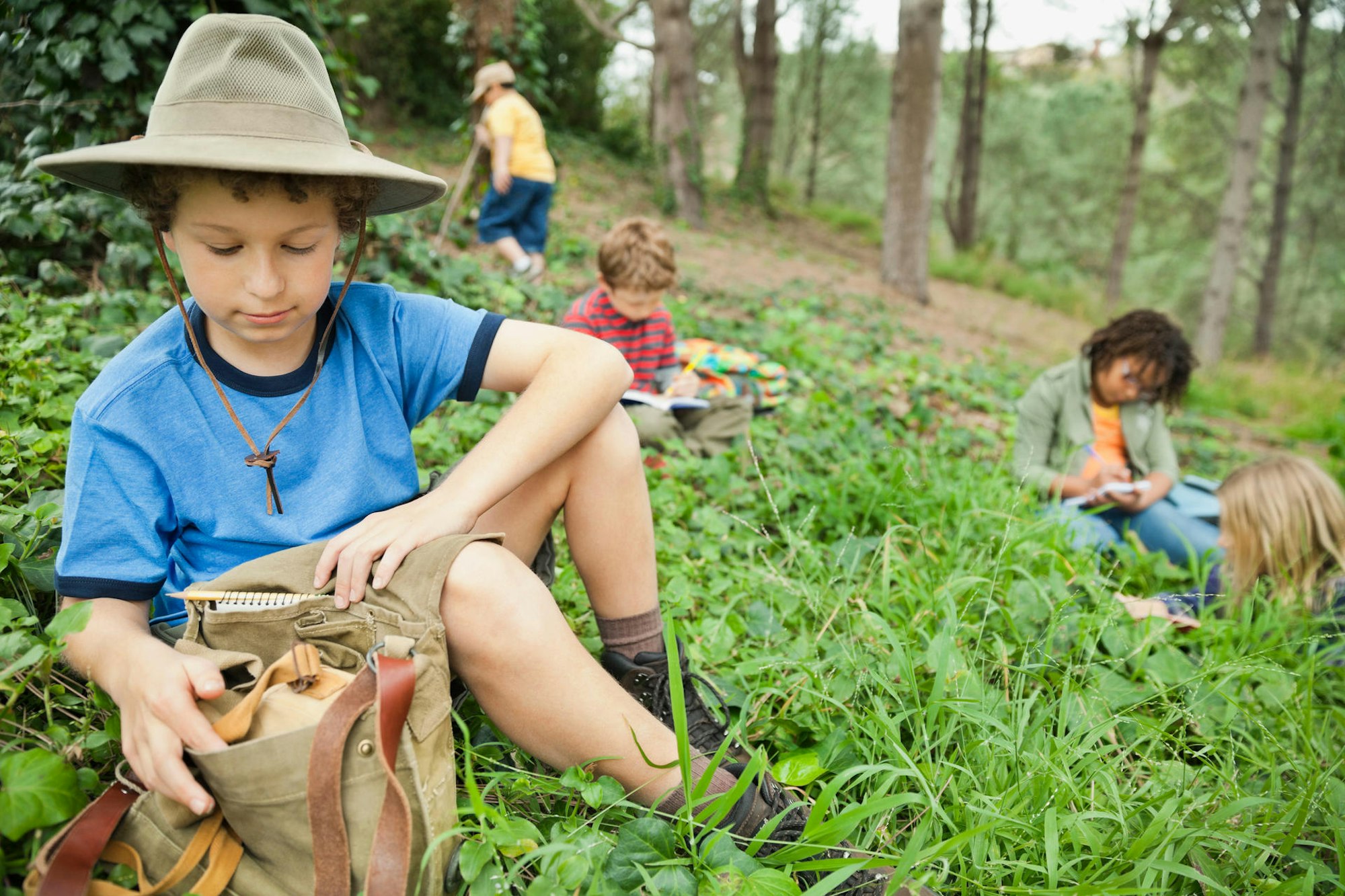 kinder rasen wald wandern kids on tour
