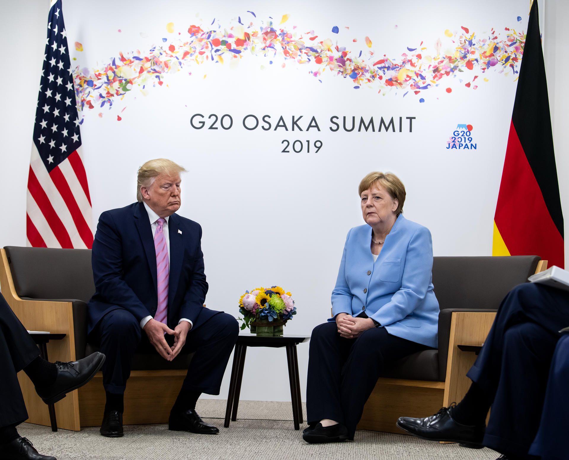 G20 Trump und Merkel