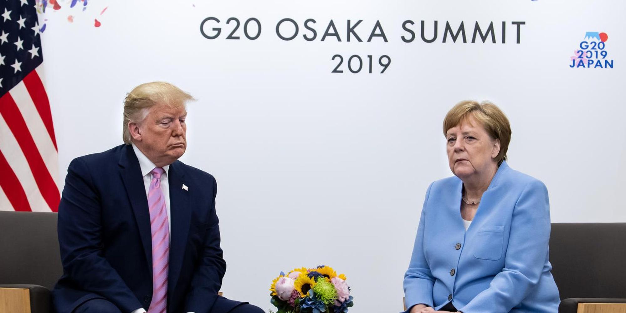 G20 Trump und Merkel