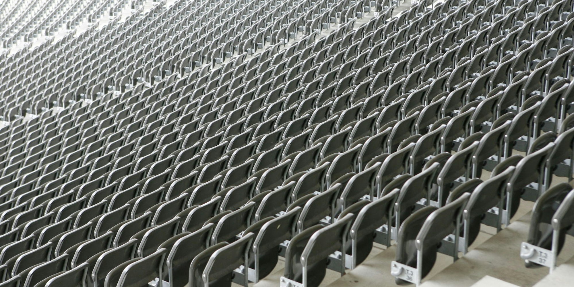 Leeres Stadion