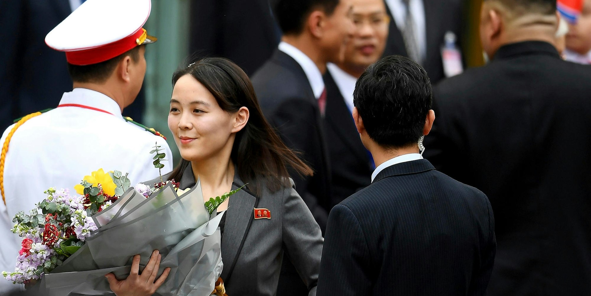 Kim Yo Jong Blumen