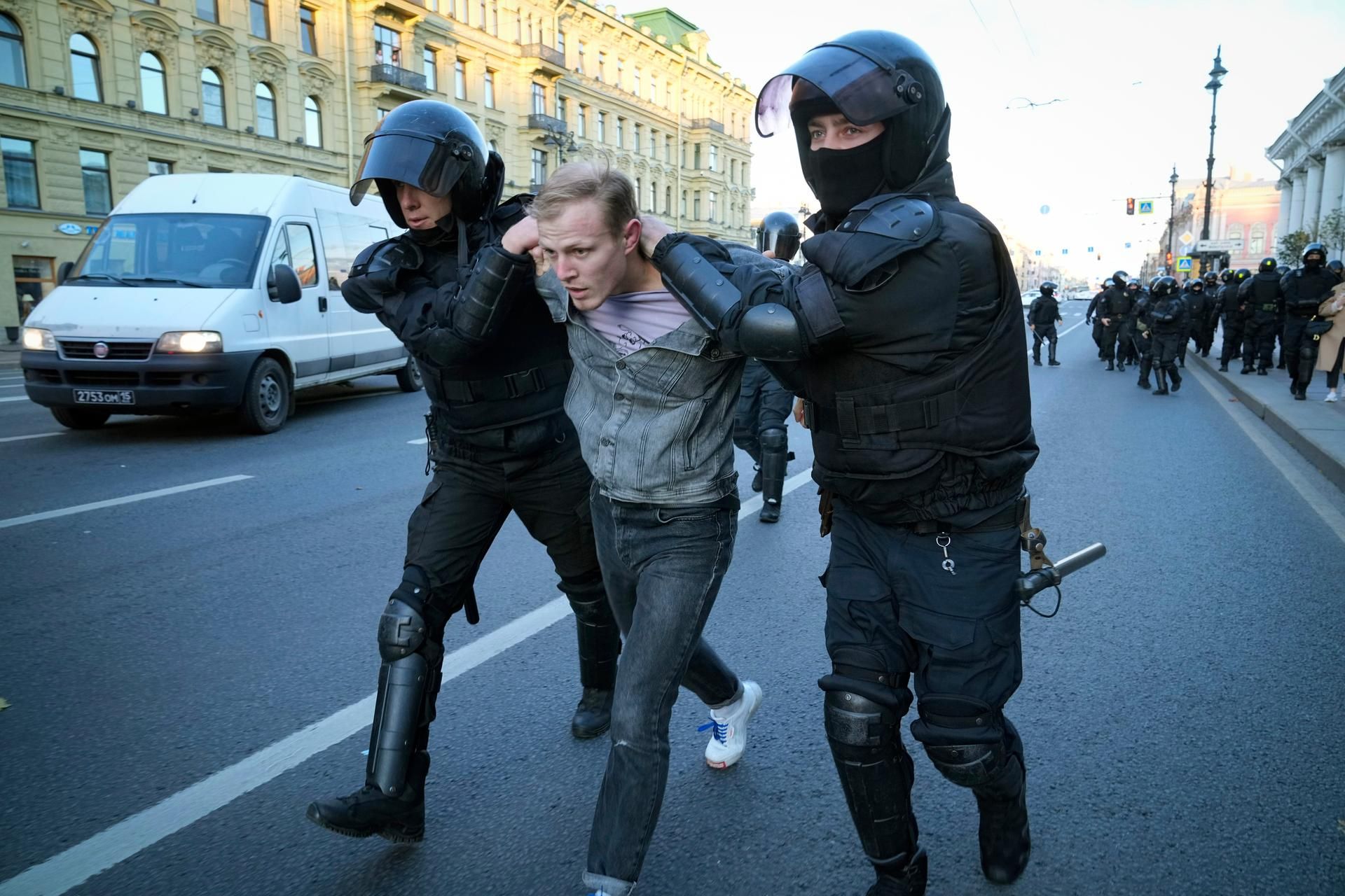 Protest Russland ap 240922