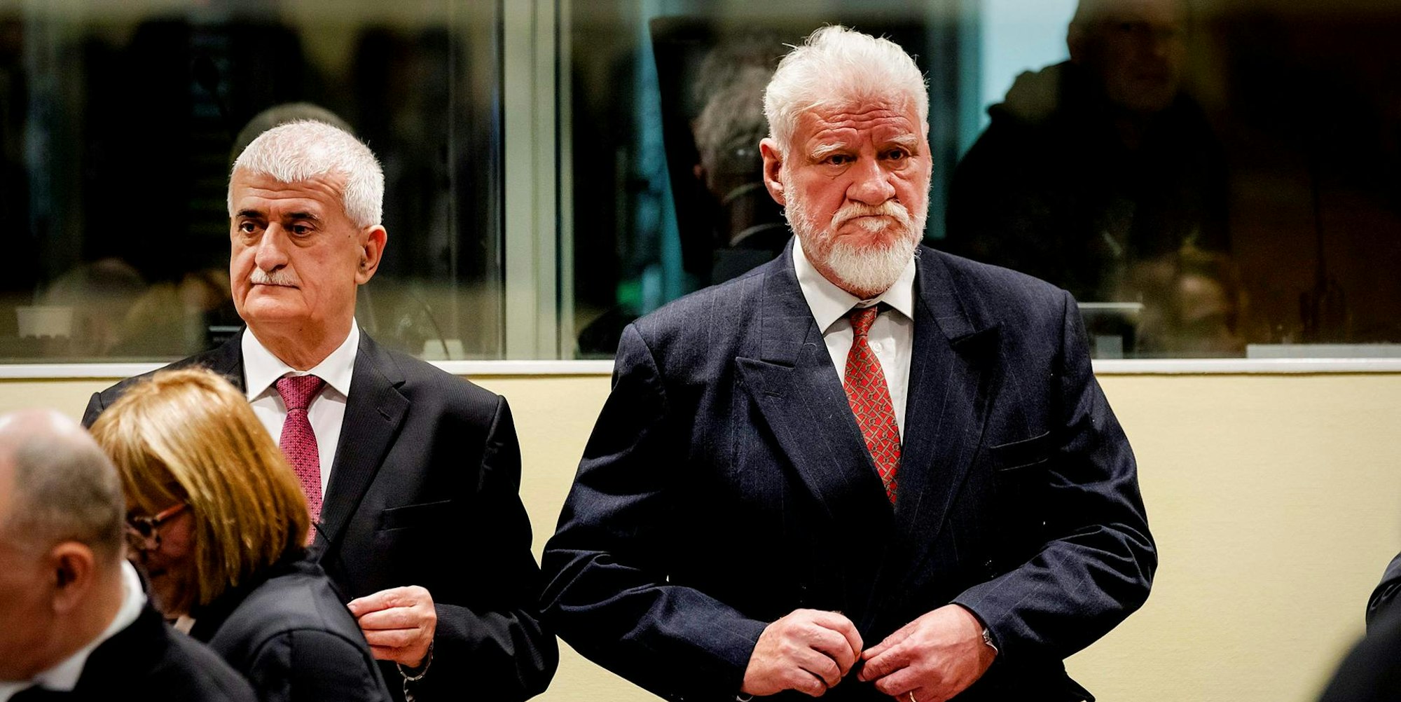 Slobodan Praljak im Gerichtssaal