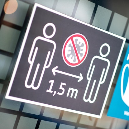 Maskenpflicht Symbol