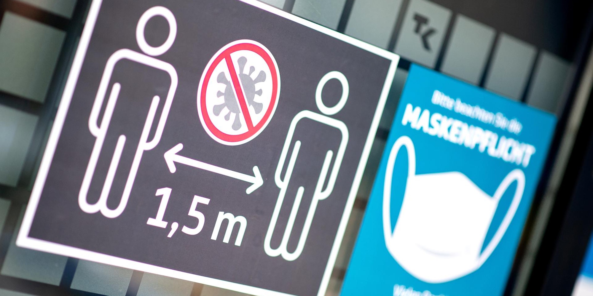 Maskenpflicht Symbol