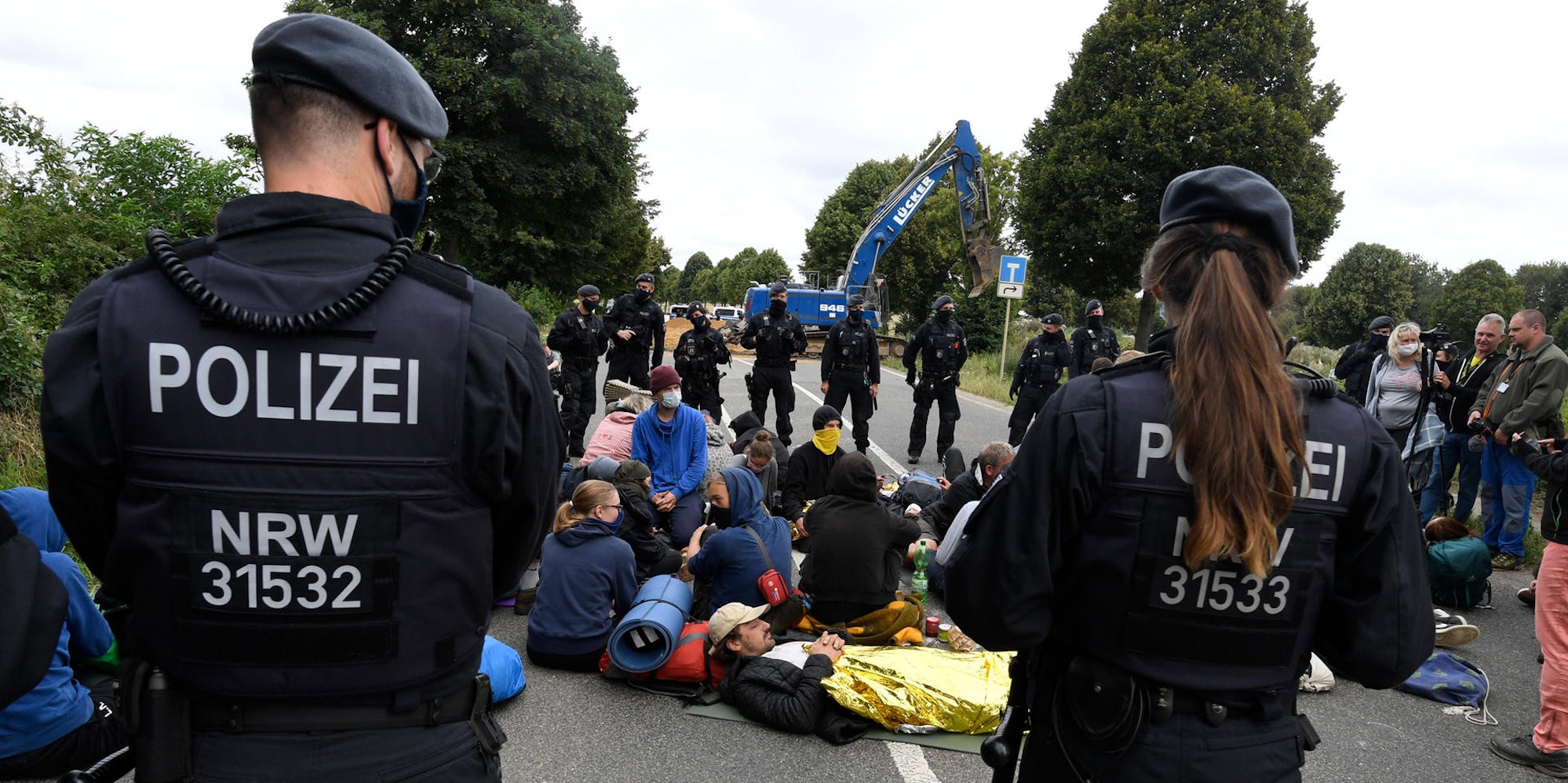 Proteste in Erkelenz