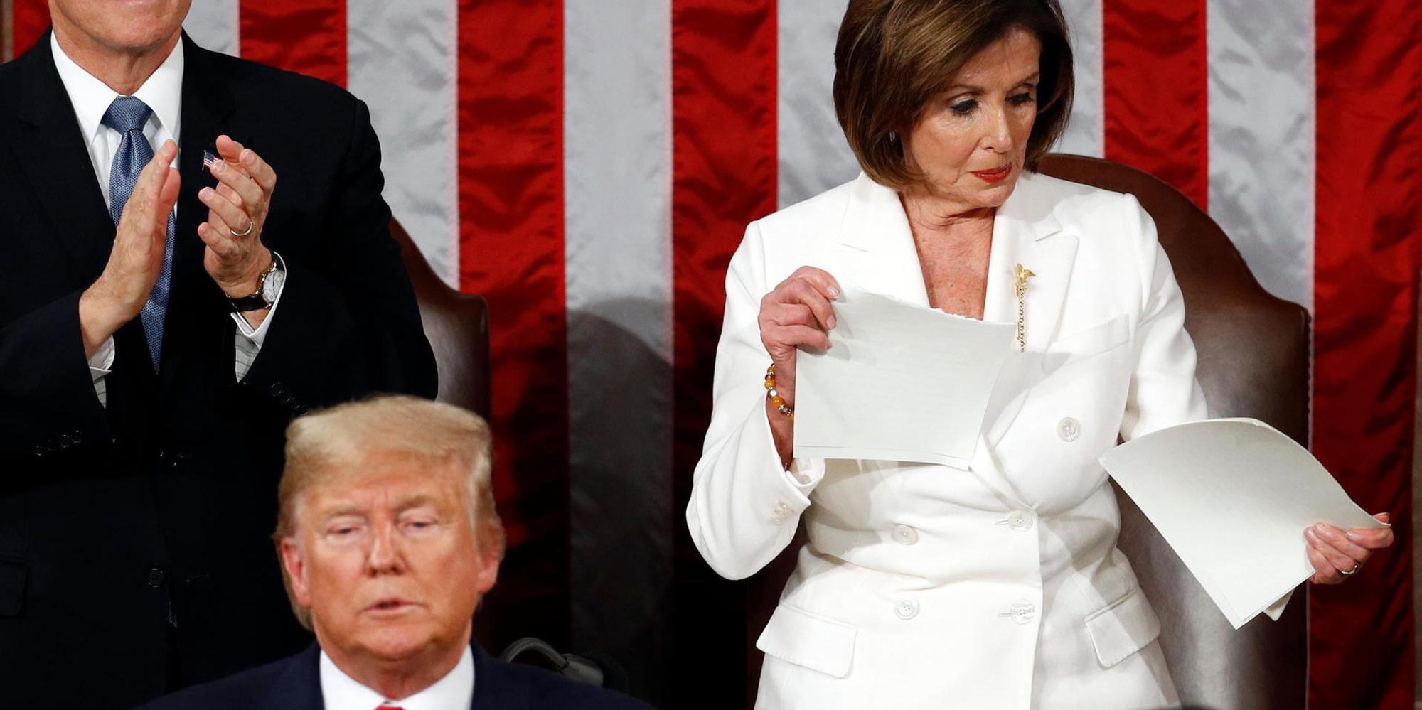 Pelosi neu Trump