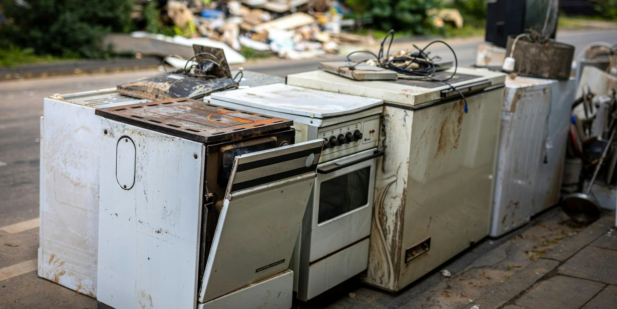 Zerstörte Küchengeräte Erftstadt
