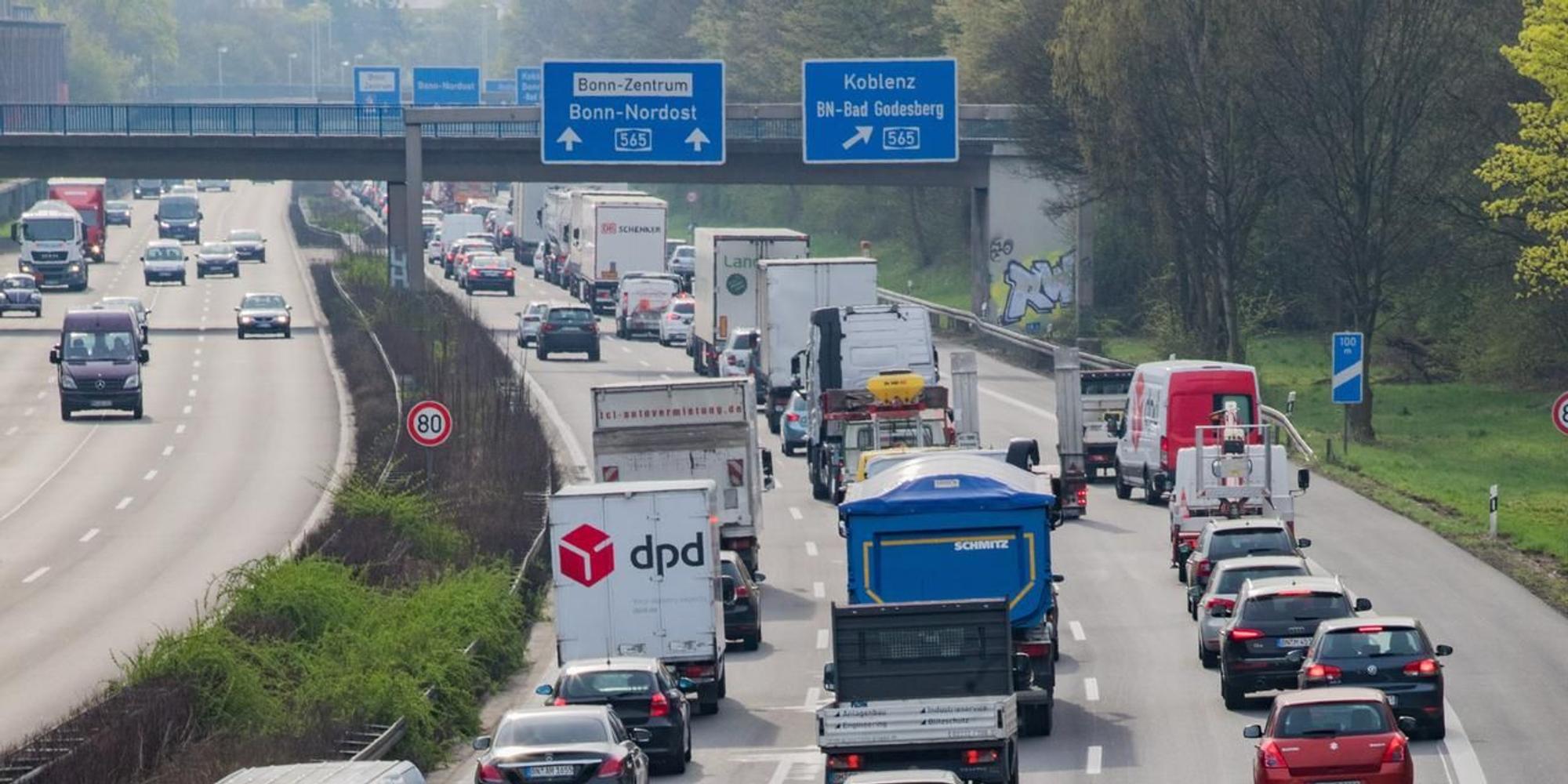 Autobahn bei Bonn