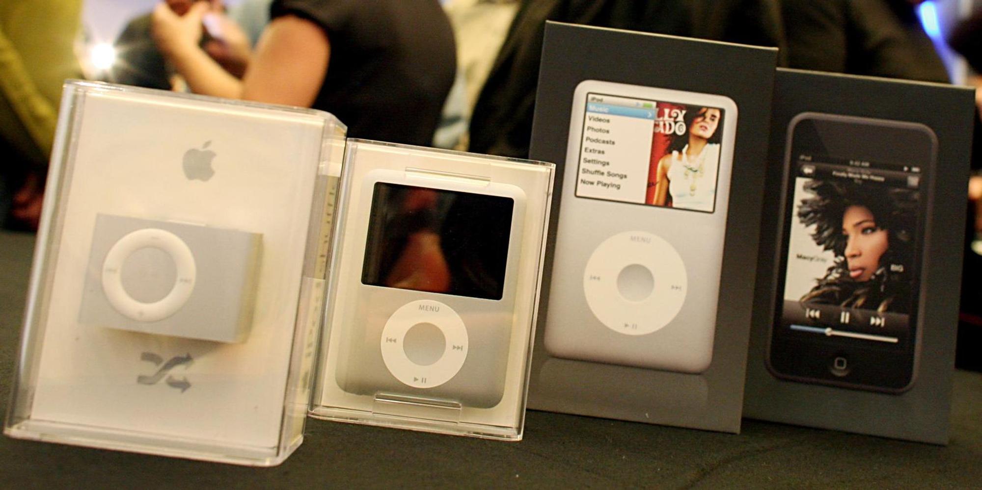 Apple ipod classic familie