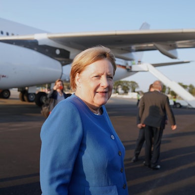 Merkel Airbus dpa