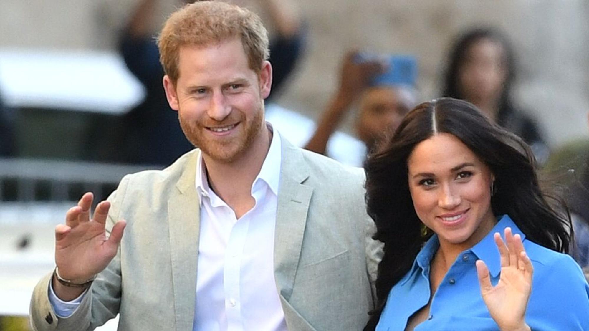 Prinz Harry und Herzogin Meghan bei einem Besuch in Südafrika.