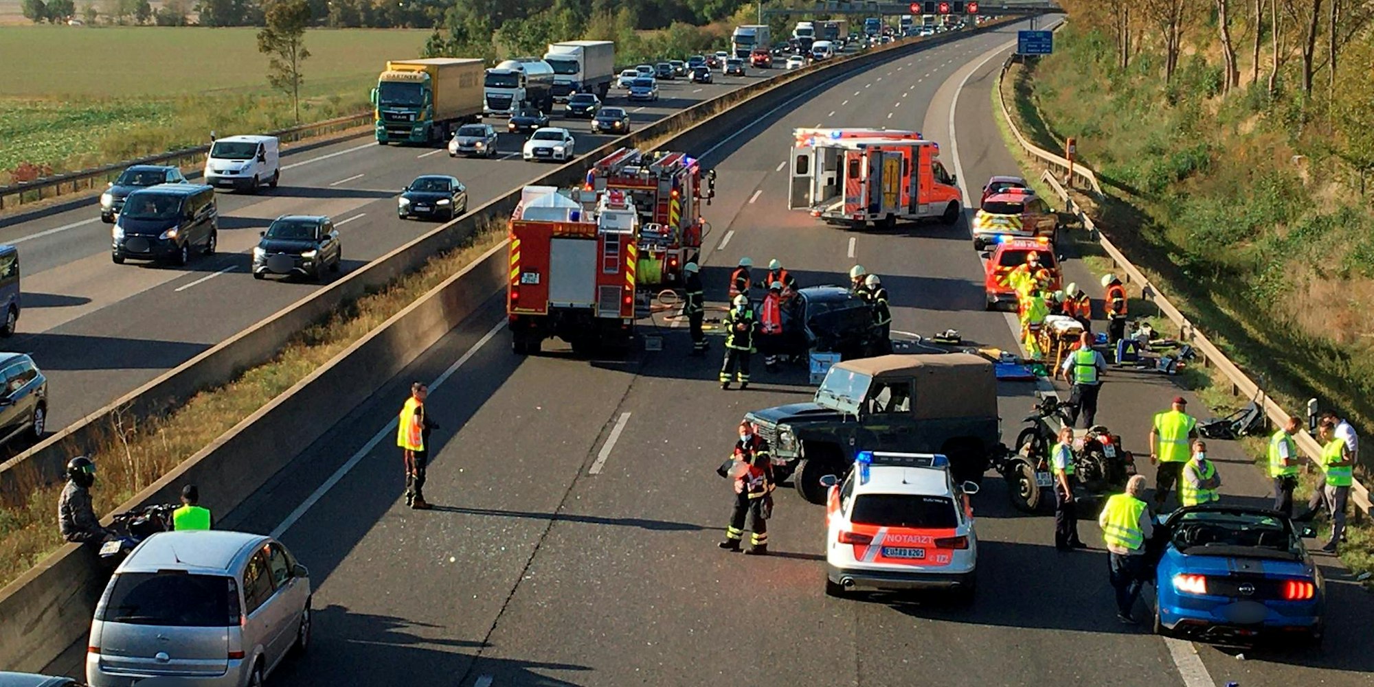 Unfall A1 100920