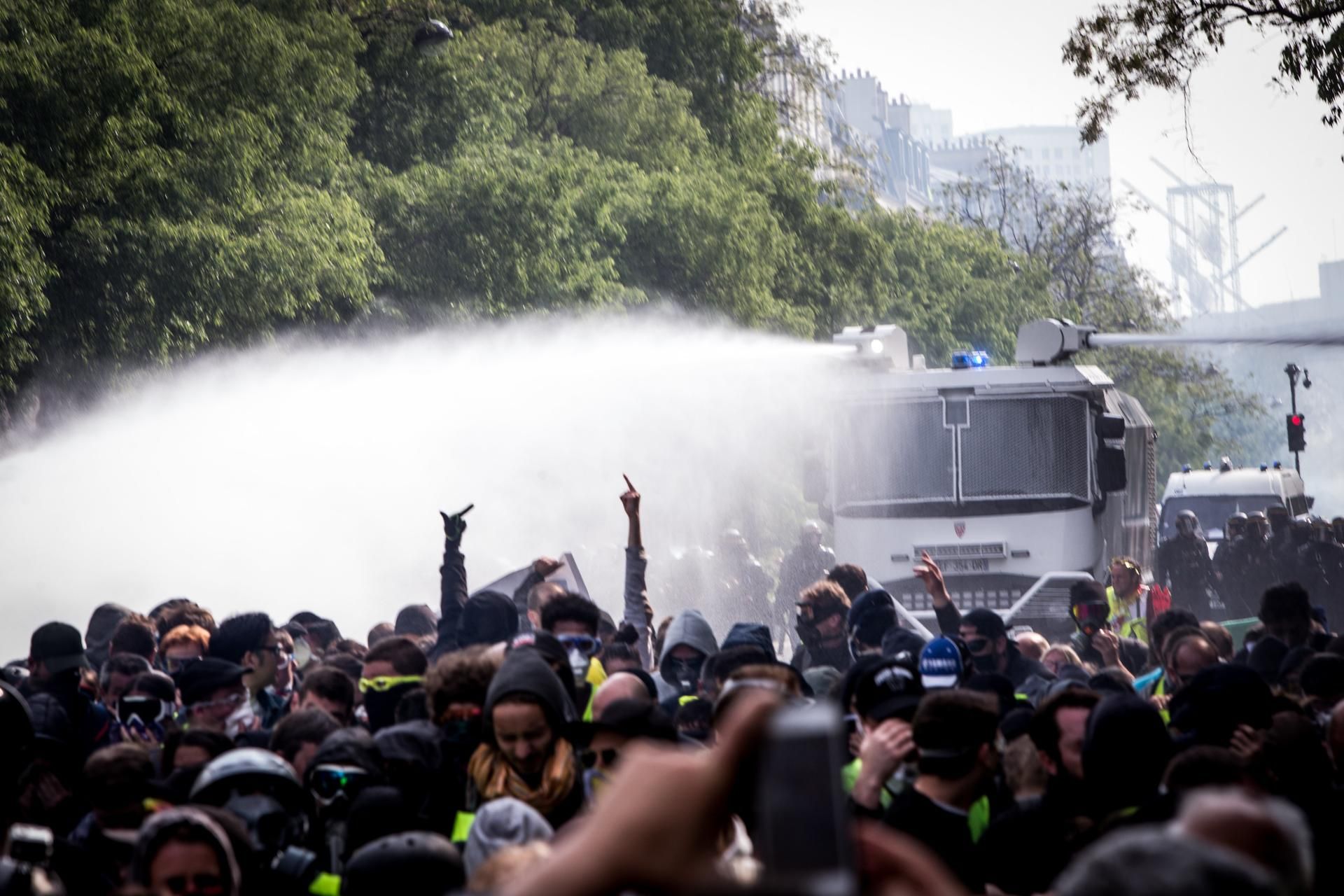 Polizei Paris 1. Mai dpa