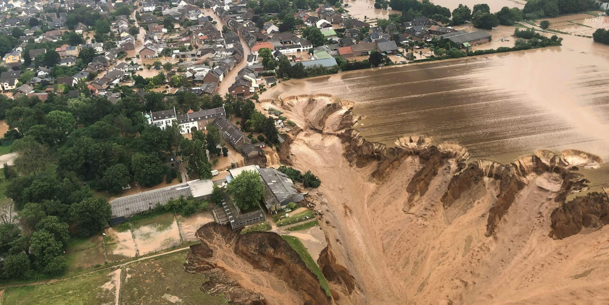 Blessem Abbruchkante