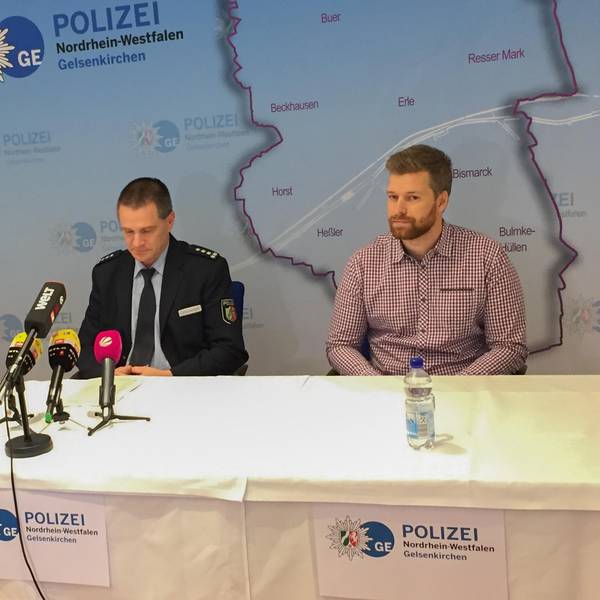 Pressekonferenz Polizei Gelsenkirchen