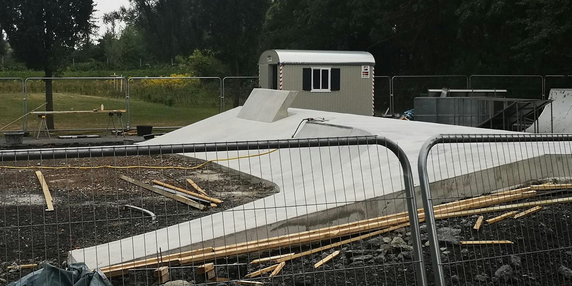 Wesseling-Skatepark-Bauarbeiten