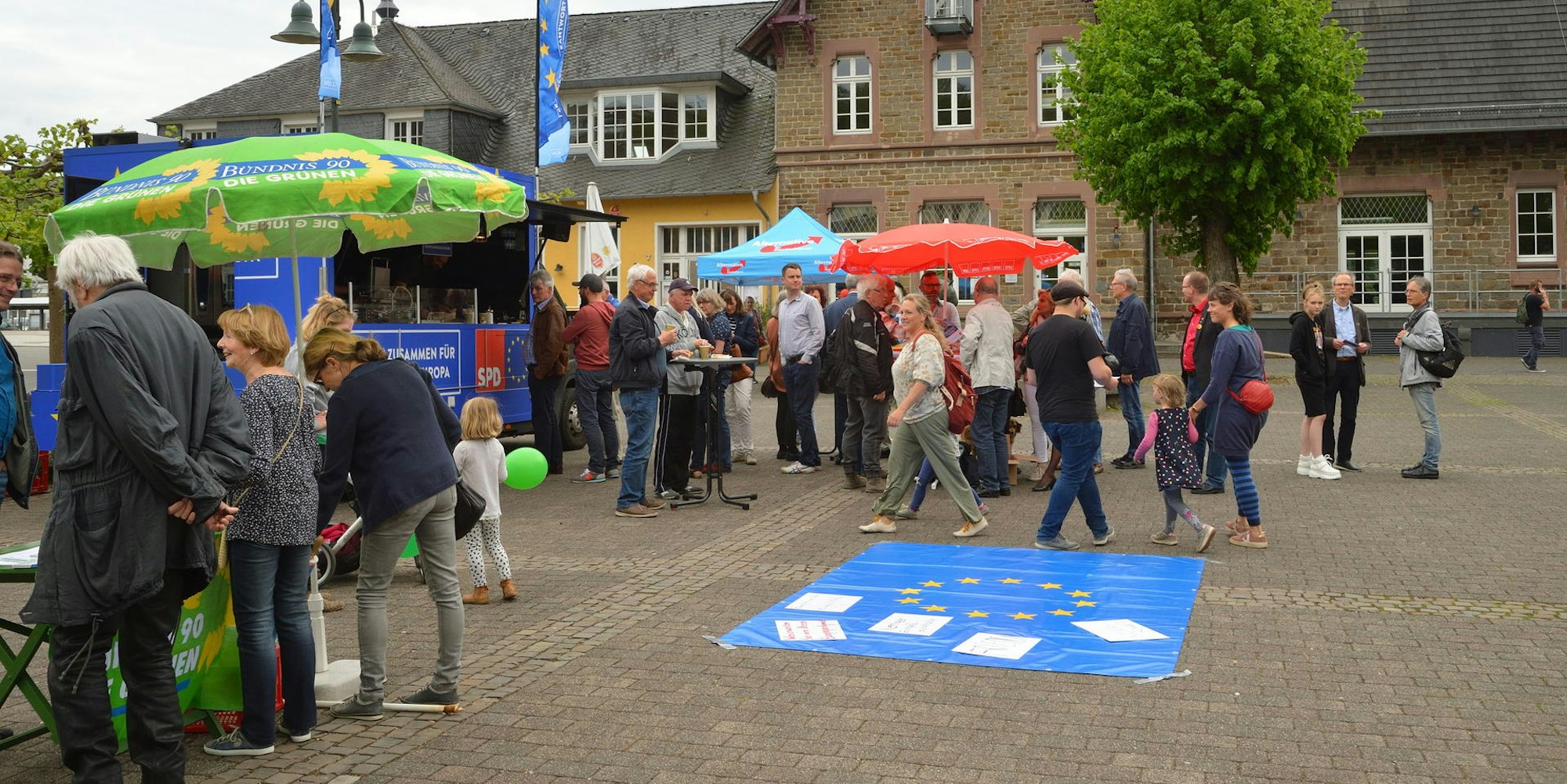 Bahnhofsvorplatz Grüne, SPD