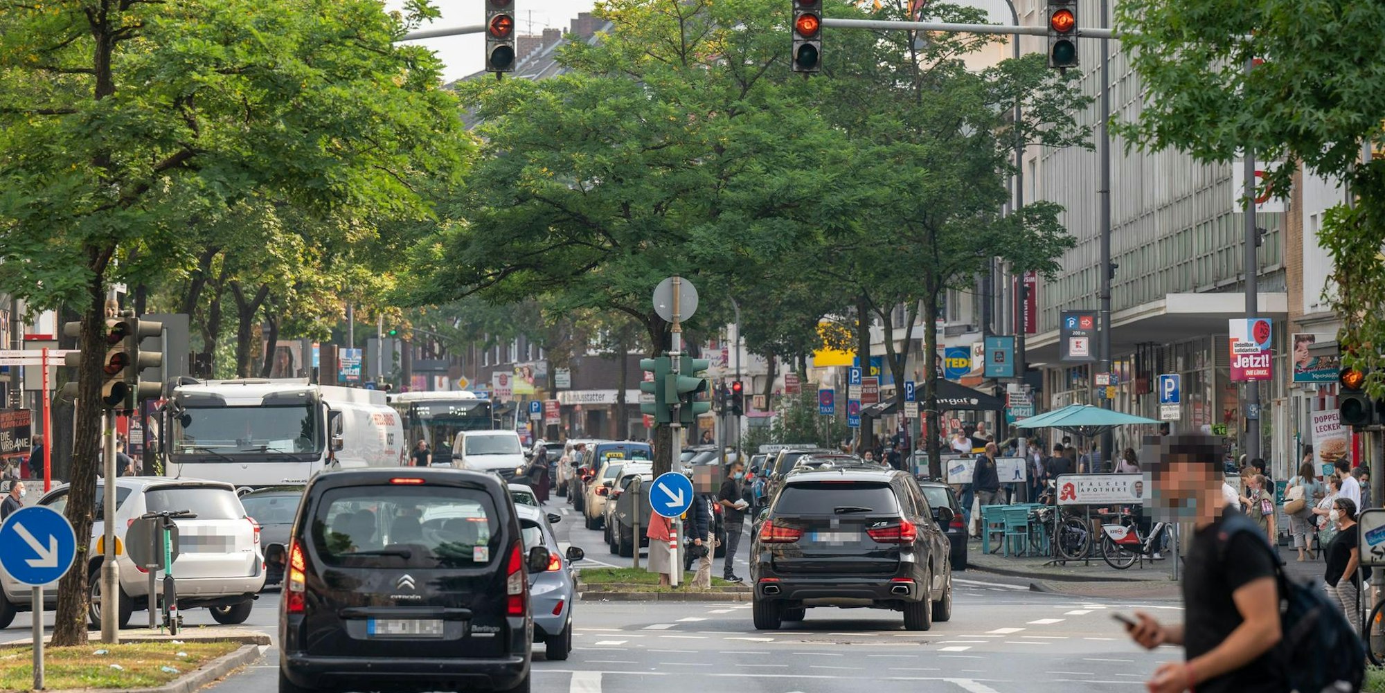 Verkehr Kalker Hauptstraße