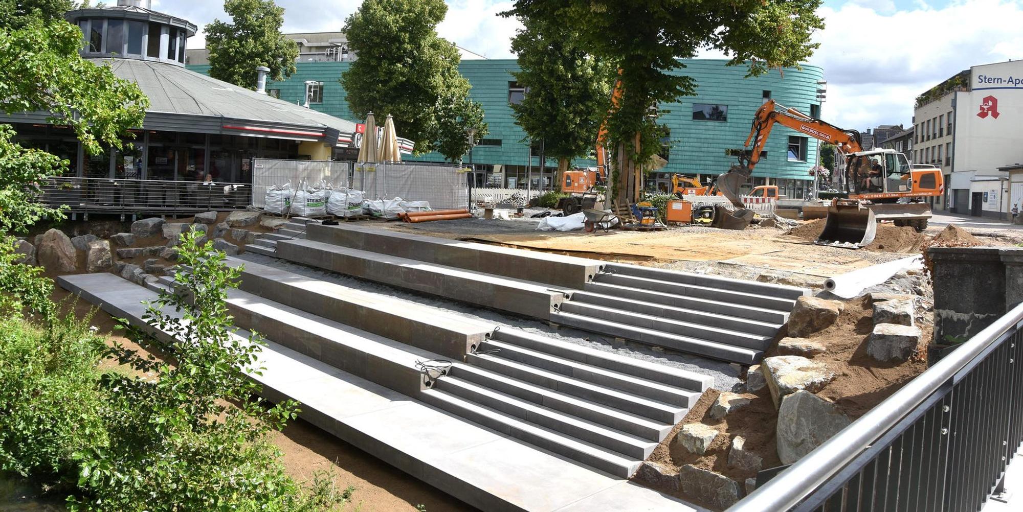Bergheim Treppenanlage Erft Innenstadt